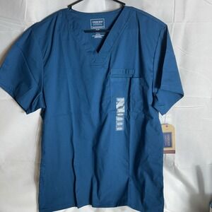 Cherokee Men's V-Neck Top Traditional fit with 4 Pockets Size M